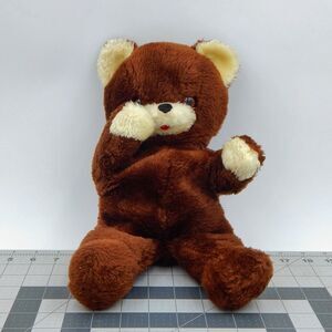 Knickerbocker Animal of Distinction Plush Brown Teddy Bear Stuff Toy 14 Inch